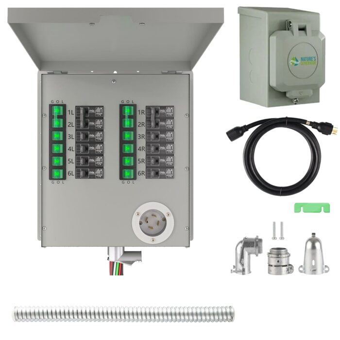 Nature's Generator 12-Circuit 120/240V 30A Non-Automatic Power Transfer Switch